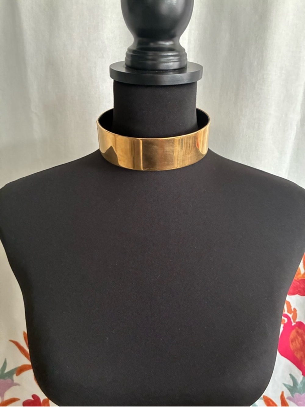 Céline Leather & Gold Collar & Windsor Gown Photoshoot - Picture 3 of 12